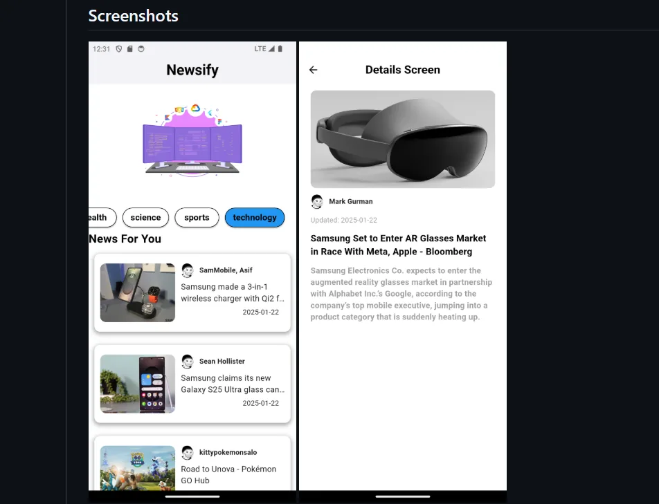 News Reader App