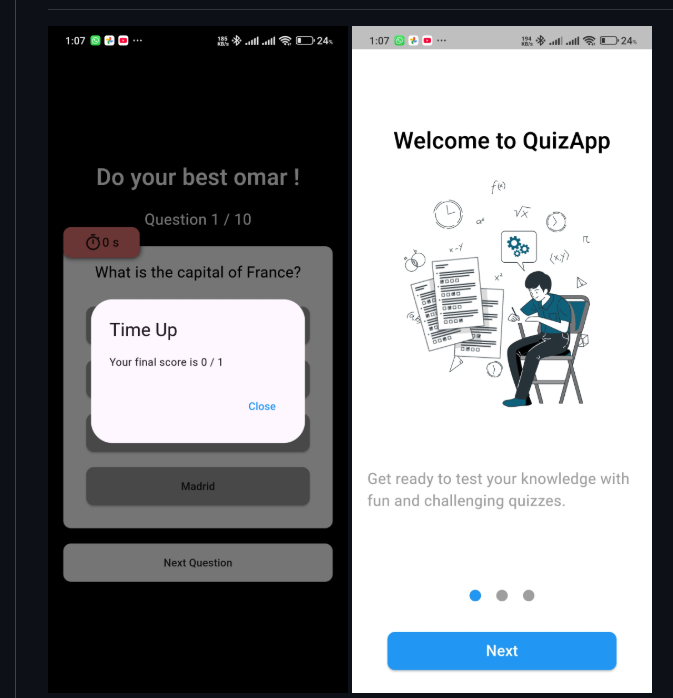 Interactive Quiz Application